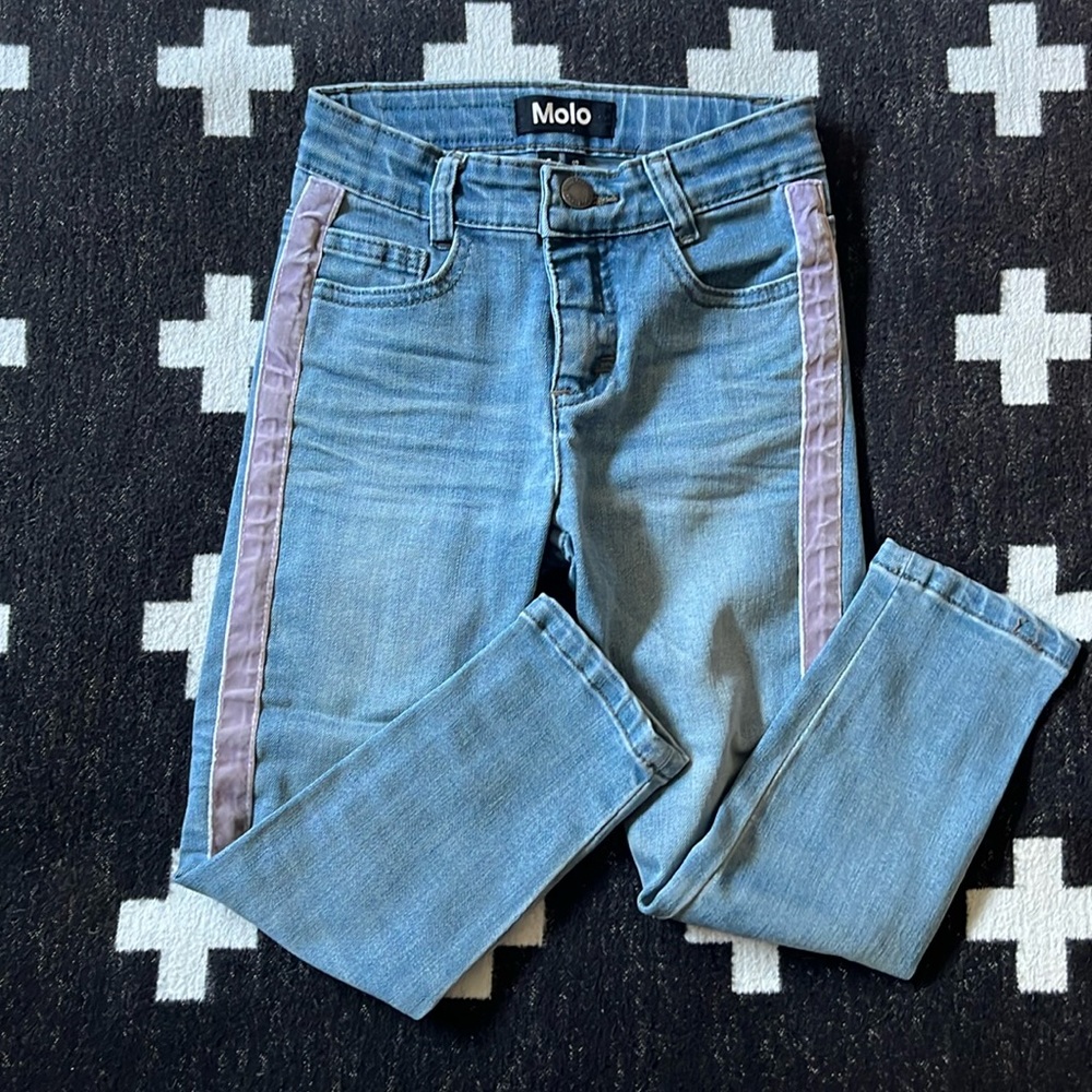 Molo Jeans - size 5 - pink stripe